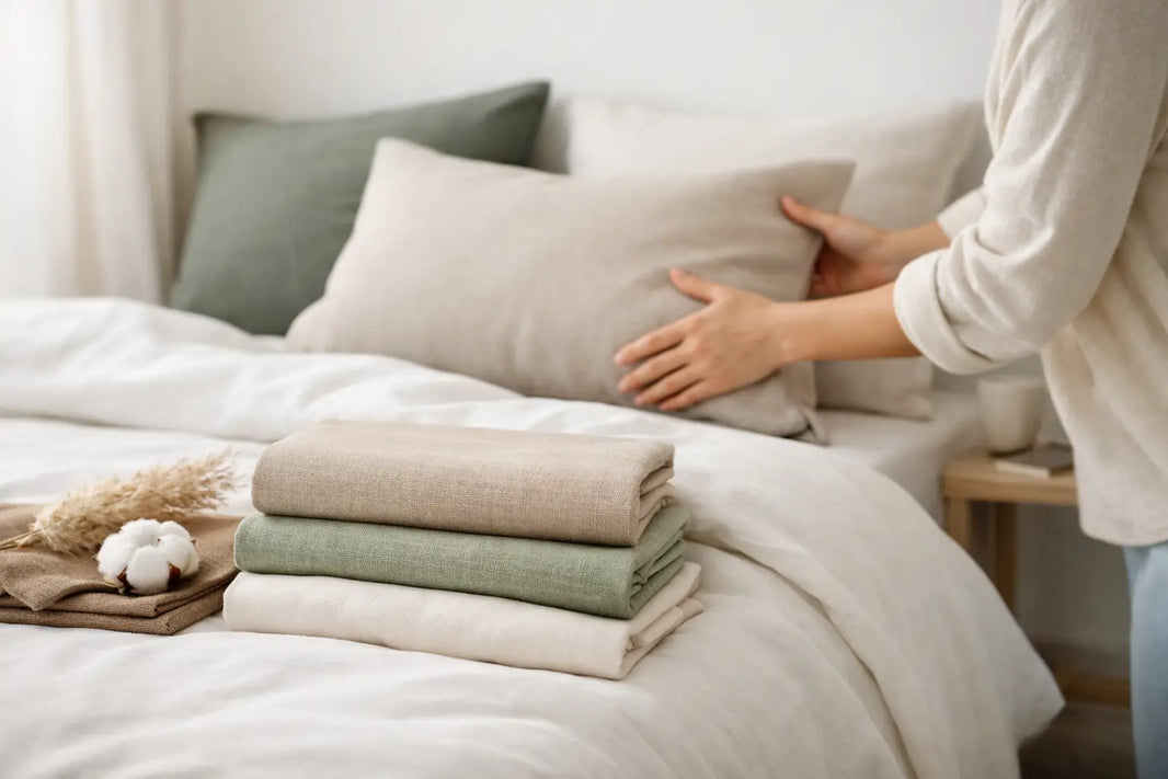 Nachhaltige Bettwäsche Materialien im Vergleich